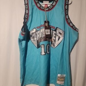 Mitchell and Ness Mike Bibby Vancouver Grizzlies 1998-99 75Th Jersey Mens Sz 2XL